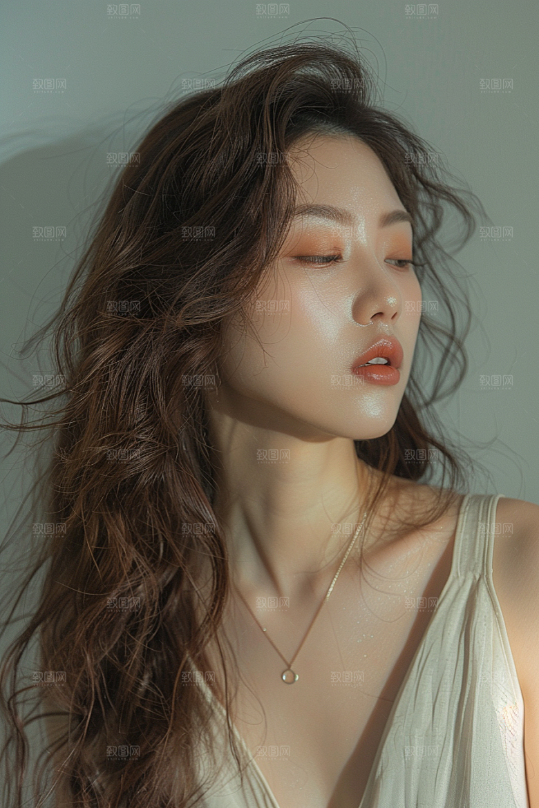 妆造发型艺术彩妆摄影图