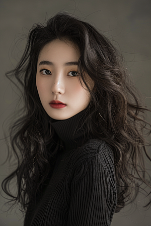 妆造发型高清美妆摄影图