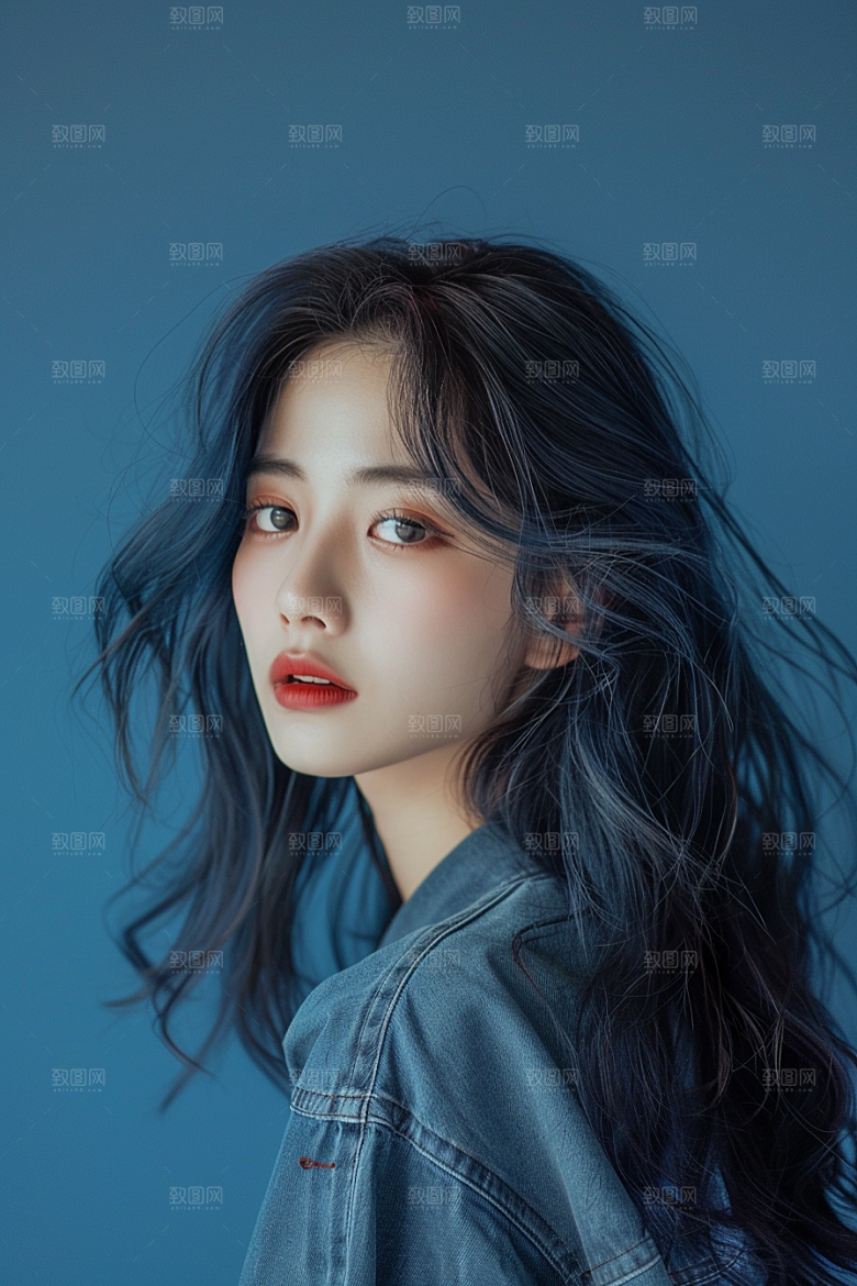 妆造发型艺术彩妆摄影图
