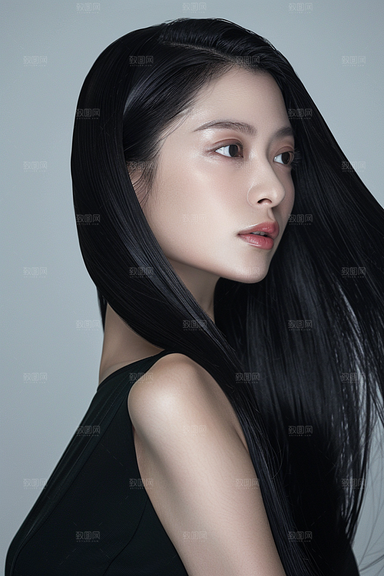 妆造发型美妆彩妆摄影图
