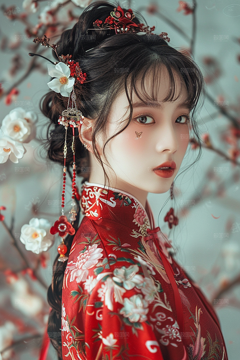 妆造发型美妆美妆造型摄影图