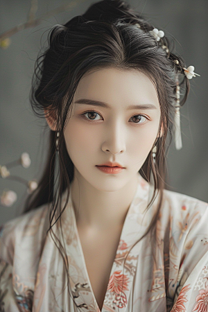 妆造发型美妆唯美摄影图