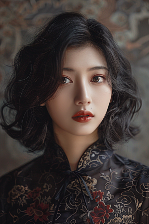 妆造发型彩妆人物摄影图
