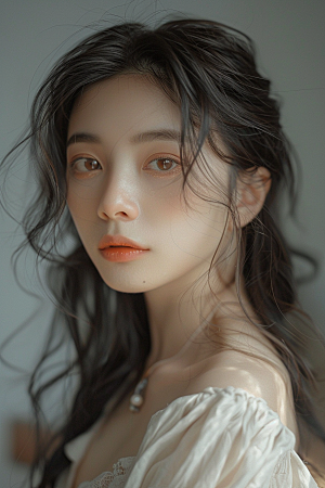 妆造发型高清艺术发型摄影图