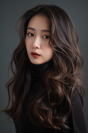 妆造发型美妆造型人物摄影图