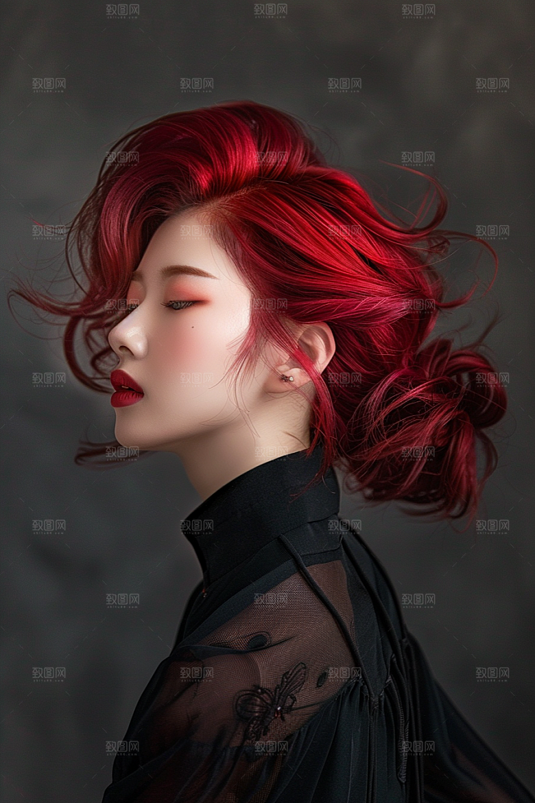 妆造发型高清人物摄影图