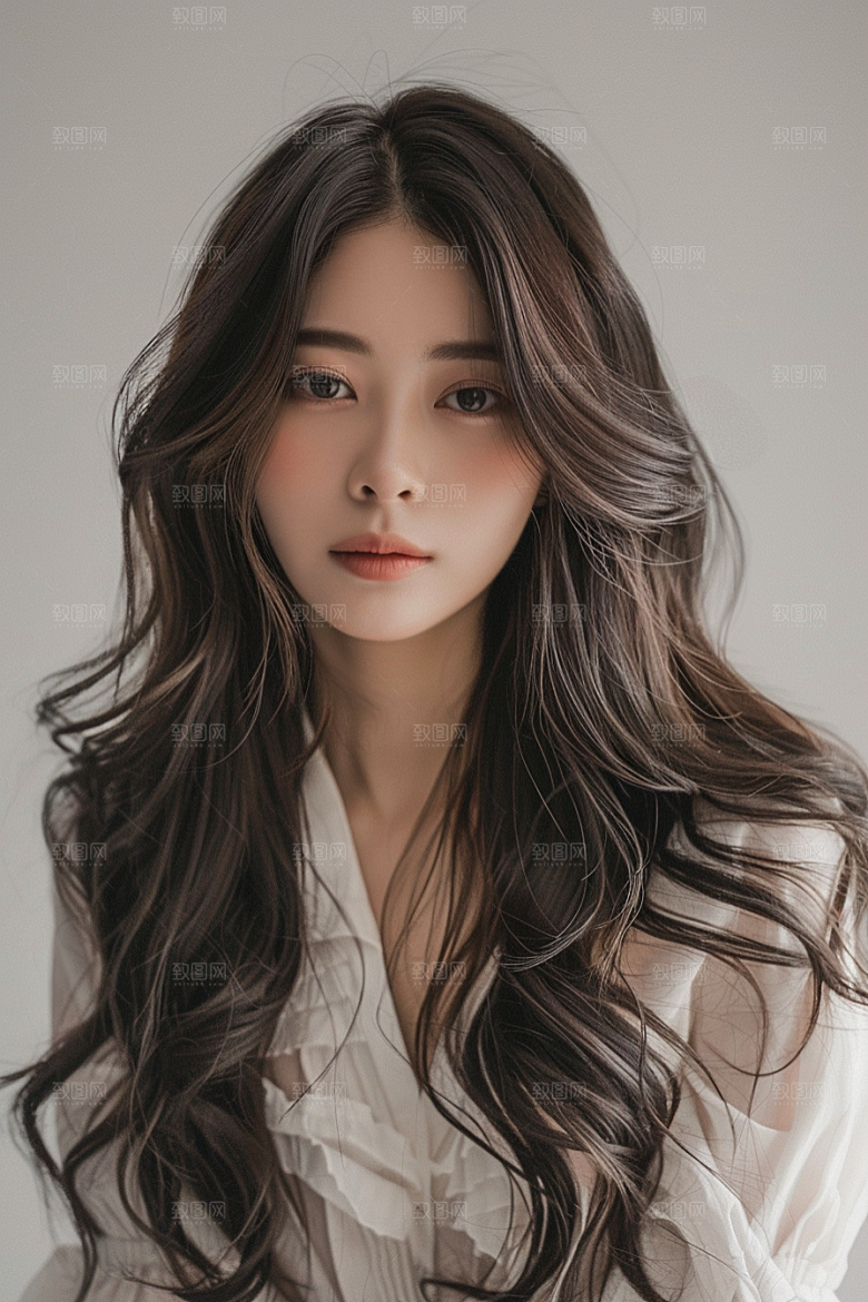 妆造发型艺术发型美妆造型摄影图
