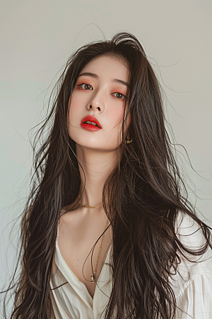 妆造发型彩妆肖像摄影图