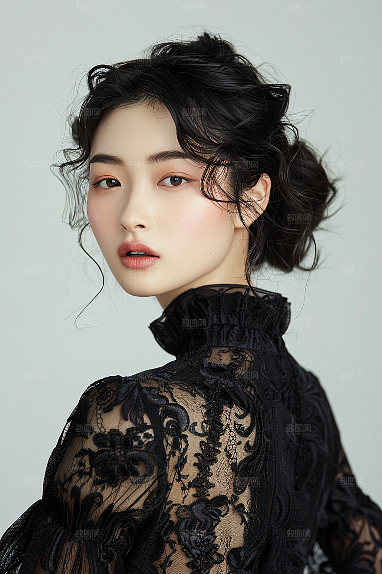 妆造发型美妆美妆造型摄影图