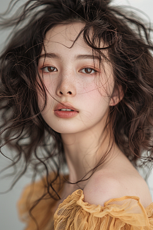妆造发型美妆造型美妆摄影图