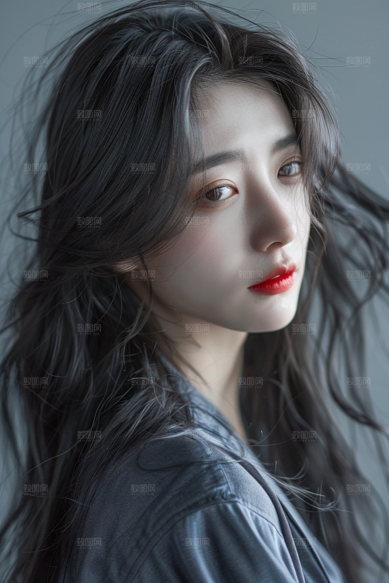 妆造发型美妆造型艺术发型摄影图