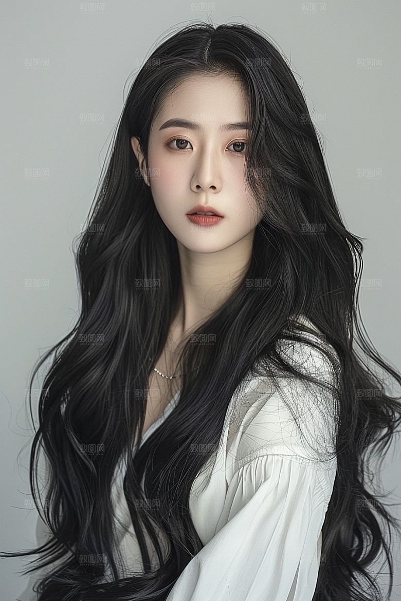 妆造发型肖像美妆摄影图