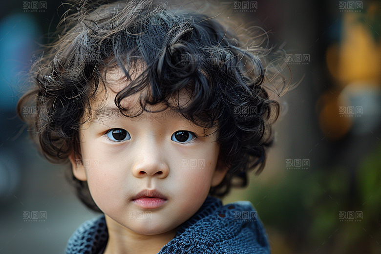 妆造发型人物写真摄影图