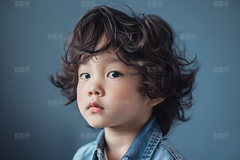 妆造发型人物唯美摄影图