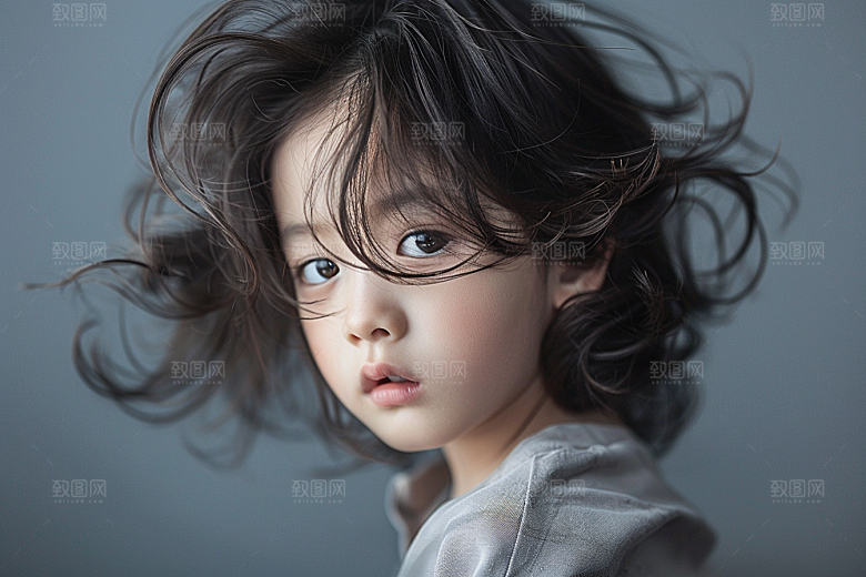 妆造发型高清美妆摄影图