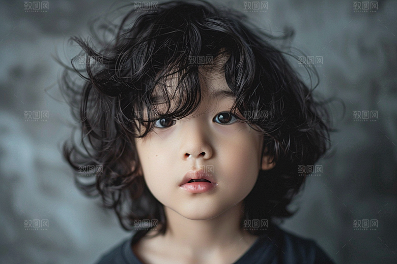 妆造发型艺术发型唯美摄影图