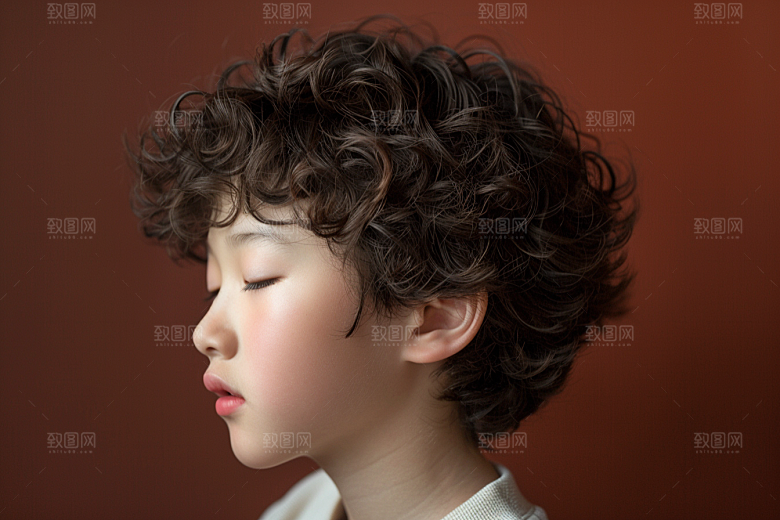 妆造发型美妆造型彩妆摄影图