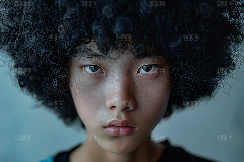 妆造发型肖像美妆造型摄影图