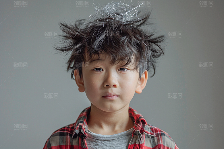 妆造发型高清写真摄影图