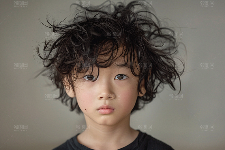 妆造发型高清艺术发型摄影图