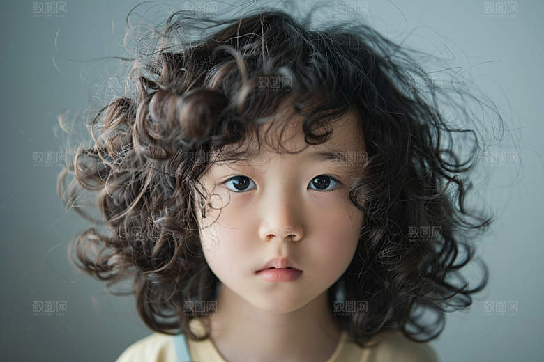 妆造发型肖像写真摄影图