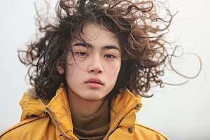妆造发型艺术发型美妆摄影图