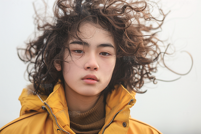 妆造发型艺术发型美妆摄影图