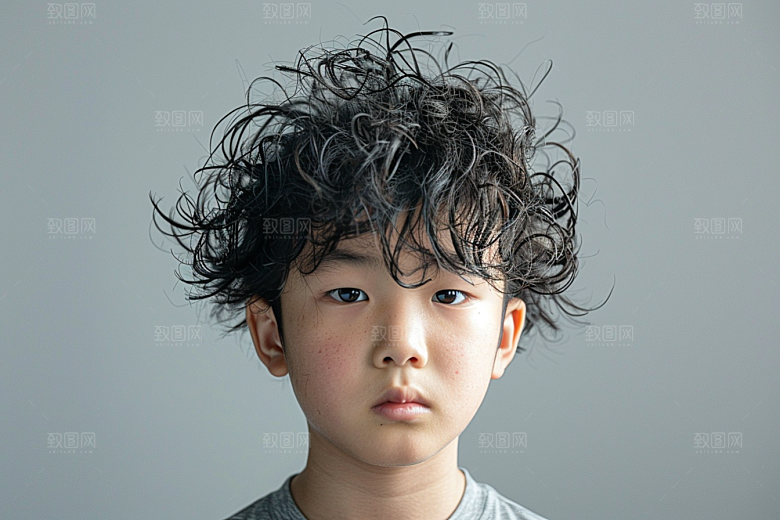 妆造发型高清艺术发型摄影图