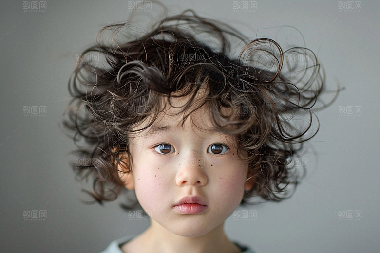 妆造发型人物艺术摄影图