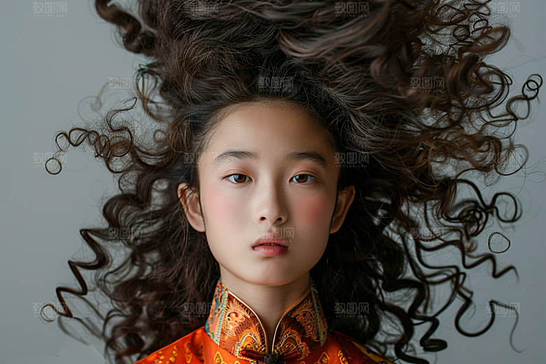 妆造发型高清美妆造型摄影图