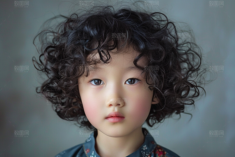 妆造发型写真肖像摄影图