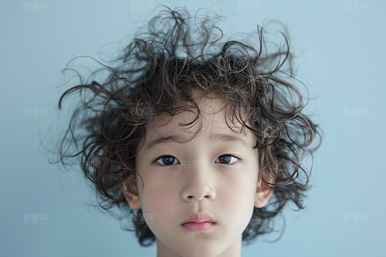 妆造发型彩妆艺术发型摄影图