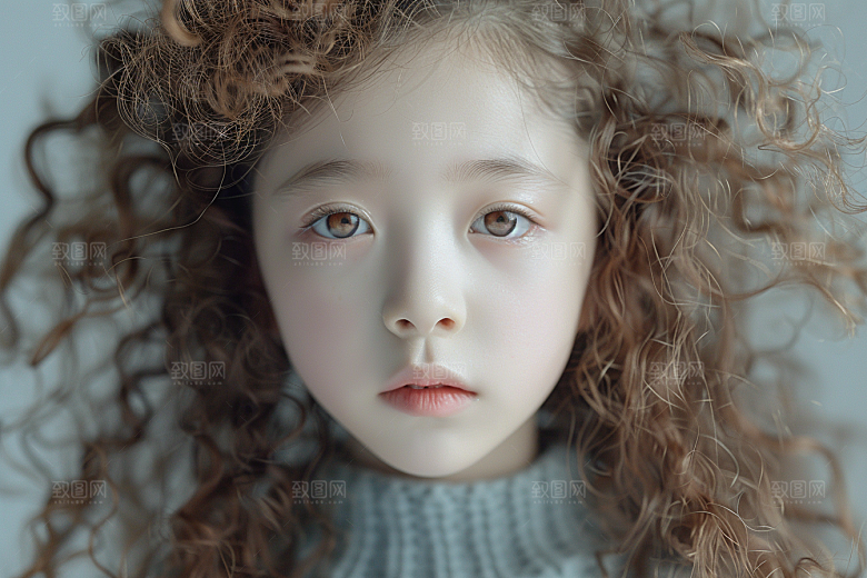 妆造发型彩妆写真摄影图