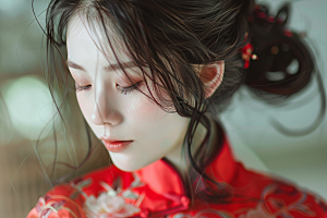 妆造发型肖像人物摄影图