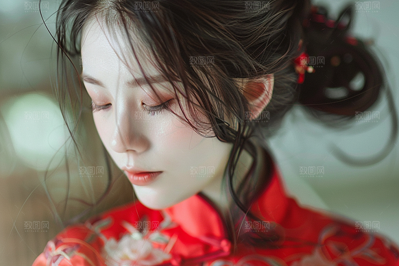 妆造发型肖像人物摄影图