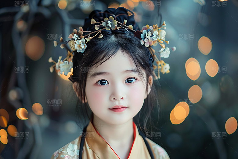 妆造发型美妆写真摄影图