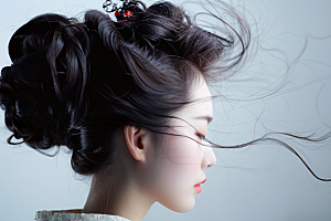 妆造发型高清艺术摄影图