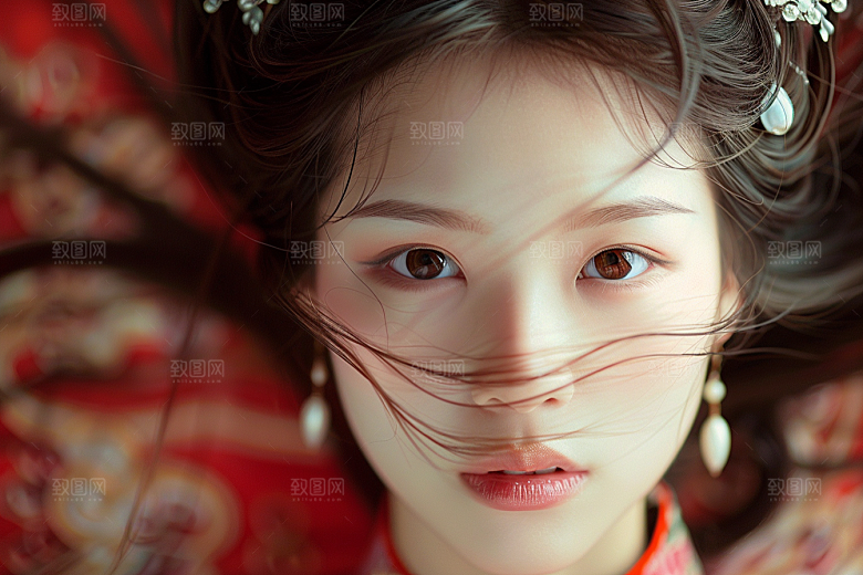 妆造发型高清肖像摄影图