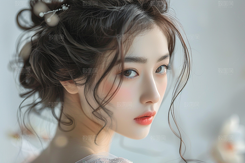 妆造发型美妆美妆造型摄影图