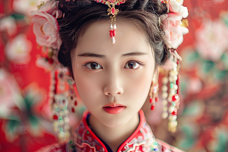 妆造发型艺术唯美摄影图