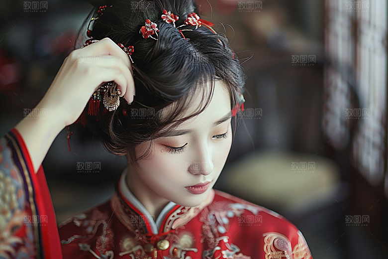 妆造发型高清艺术摄影图