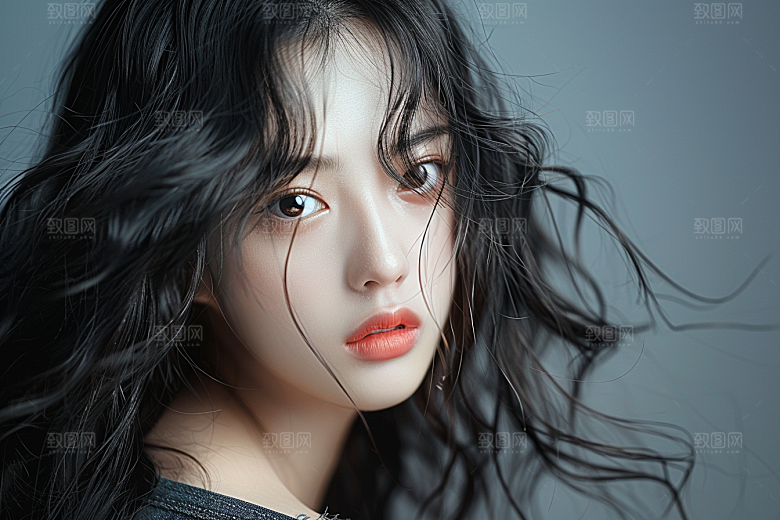 妆造发型肖像美妆摄影图