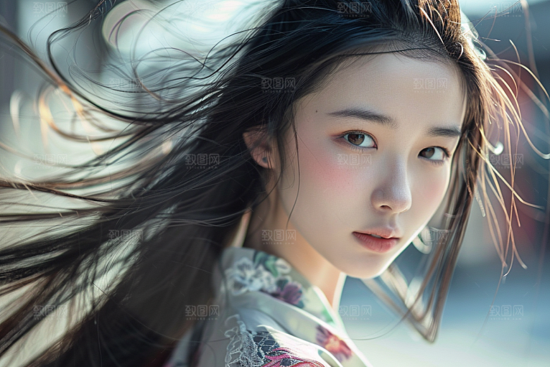 妆造发型人物高清摄影图