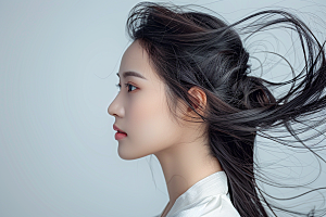 妆造发型彩妆美妆摄影图