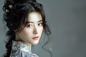 妆造发型高清人物摄影图