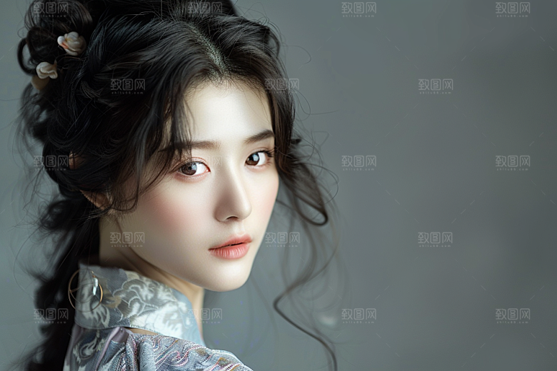 妆造发型高清人物摄影图