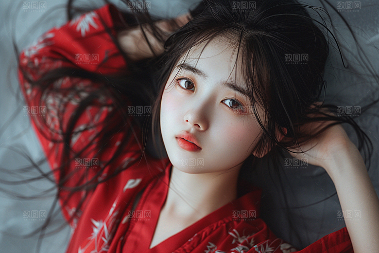 妆造发型彩妆艺术摄影图