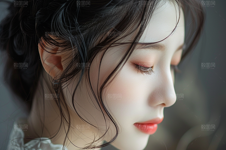 妆造发型美妆美妆造型摄影图