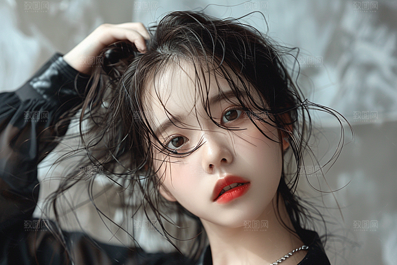妆造发型美妆造型美妆摄影图