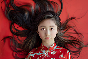 妆造发型写真艺术发型摄影图